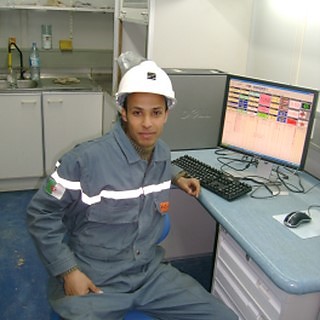 At work