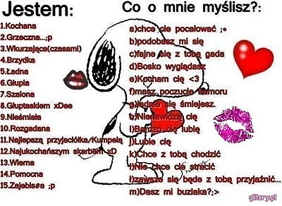 Co o mnie mylisz ?