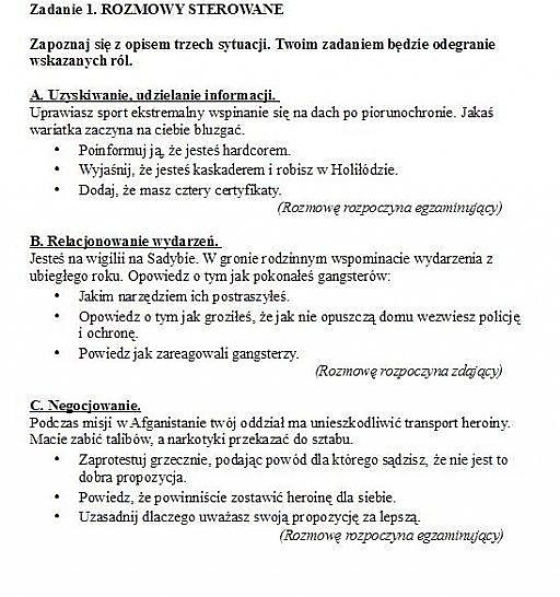 rozmowy sterowane