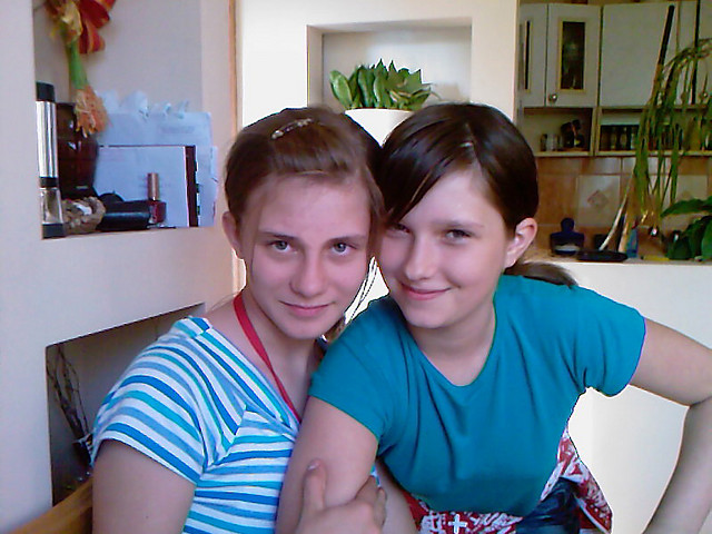 The beautiful girls...