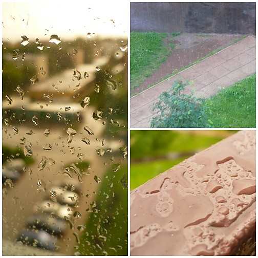 Deszczowo.