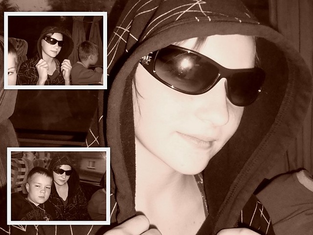 Ja w bluzie Mareckigo:):)