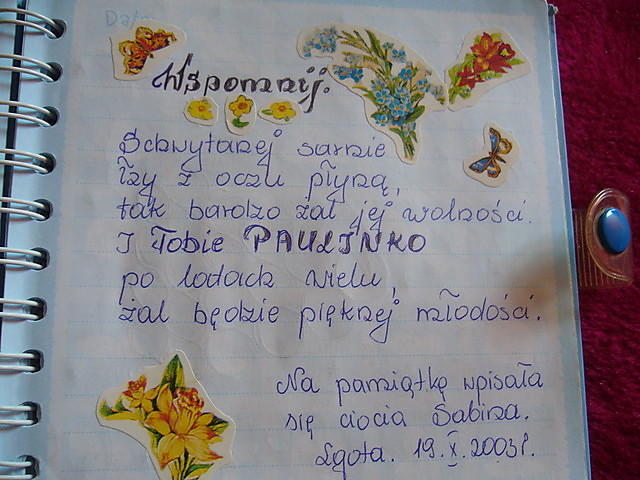moj pamietnik marzen