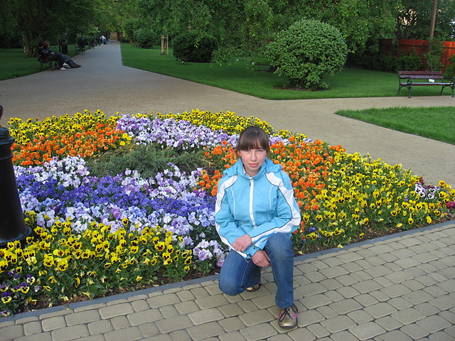W ogrodzie botanicznym;))