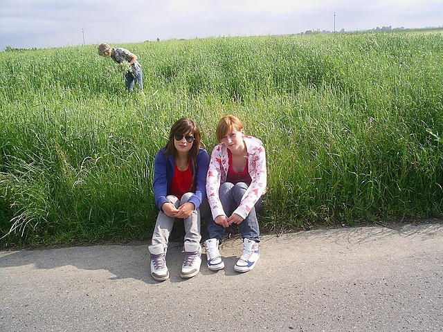 Ha!!!;P W rowie;)