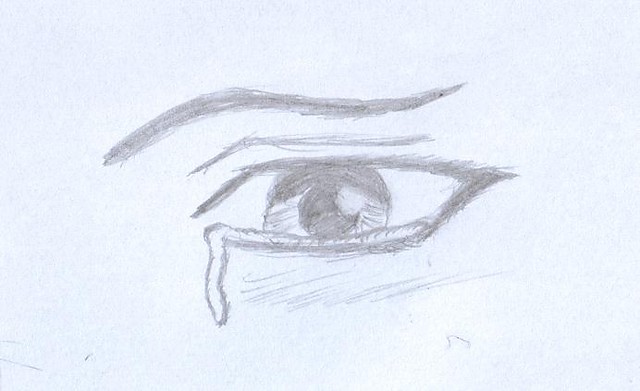 Crying eye