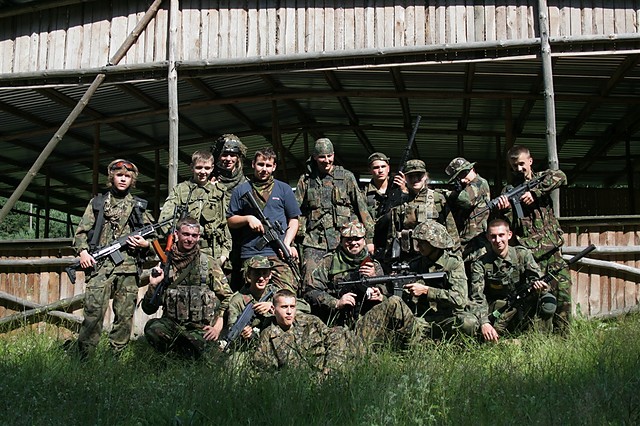 strzelanka w paintbalowni