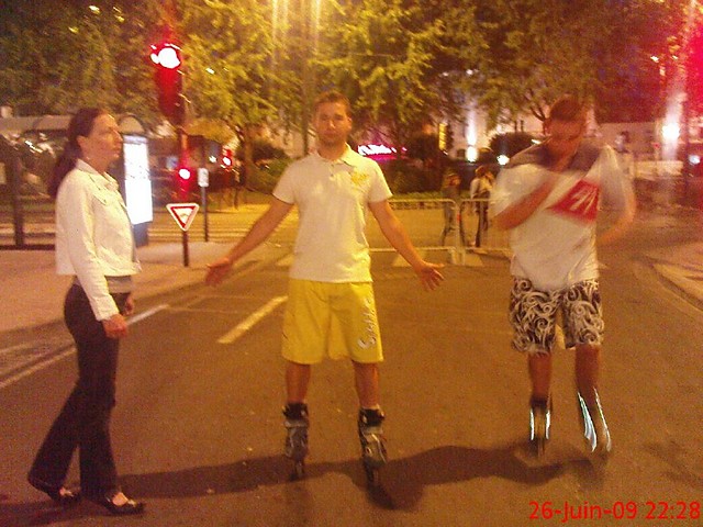na rolkach:)