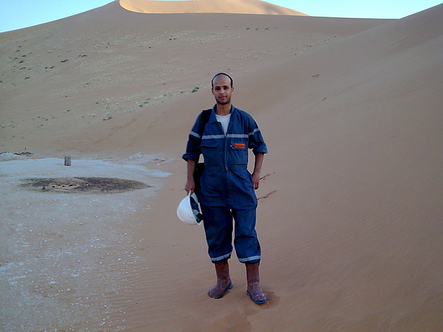 Samir in desert of algeria 