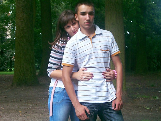 z moim chopakiem. Kocham Ci