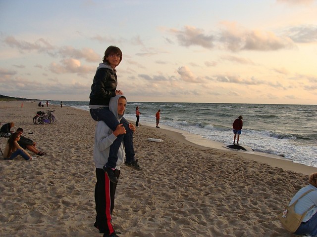 z braciszkiem...:P