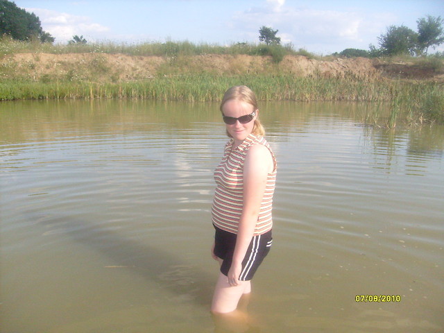 U cioci nad stawem =)