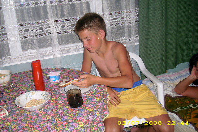 Kolacja  przy stolee we Funce ;p