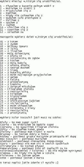 Wpis czortex