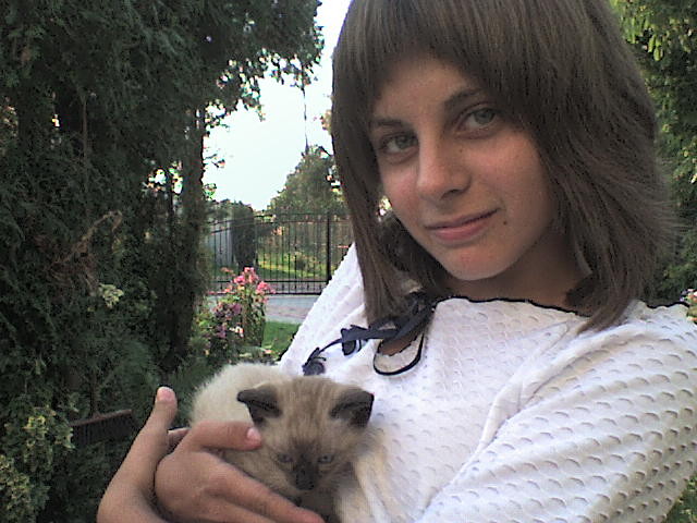 Z kotkiem od Edyty. Mj Rysio!!!