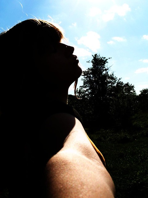 . stare. 
