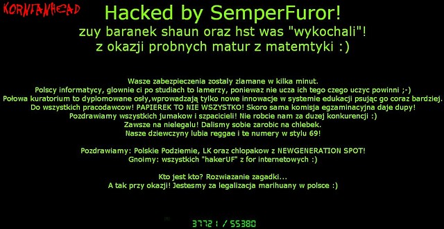 Wczoraj na www.cke.edu.pl
