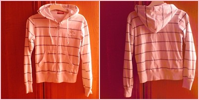 bluza biaa w paski