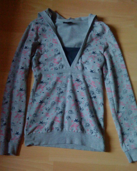 Bluza/tunika szara
