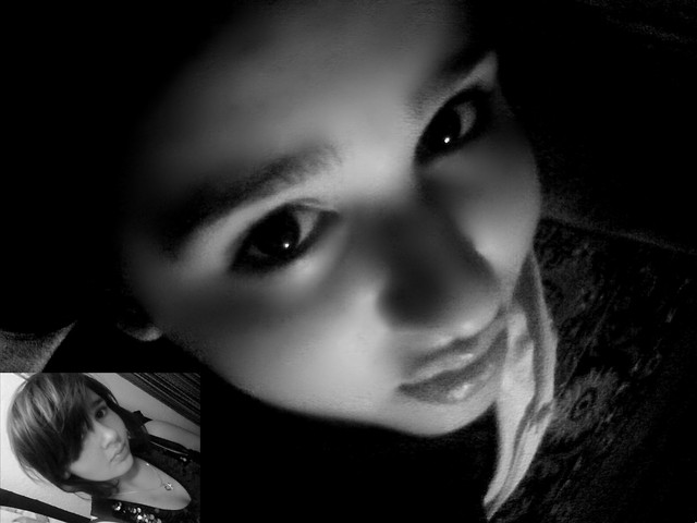 jej pikne czarne oczy :D :*