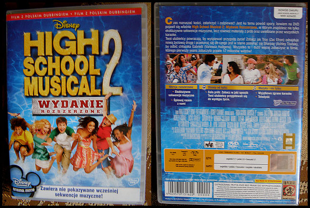 Pyta DVD High School Musical 2