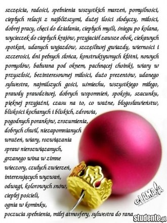 Wesoych wit : ***
