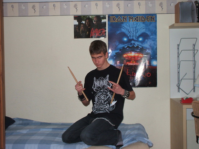 Me and my drumsticks:)