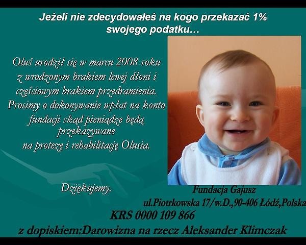 pomoc dla Olusia 