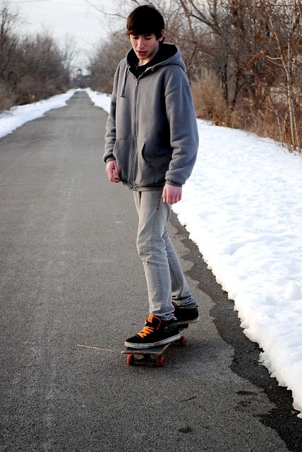 Skate boarding