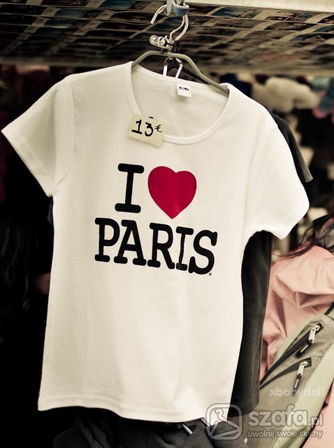 koszulka I LOVE PARIS