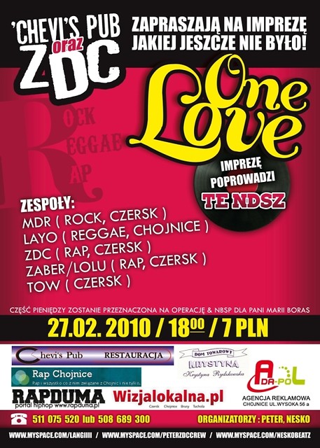 One love, one love, ONE LOVE.