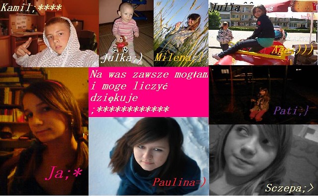 Dzikuje Wam;**