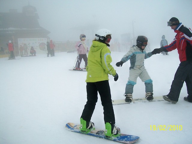 Ja na snowboardzie 