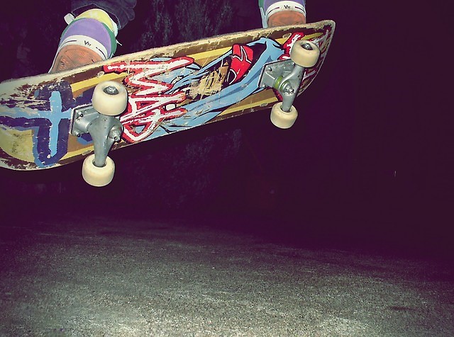 Running by skating