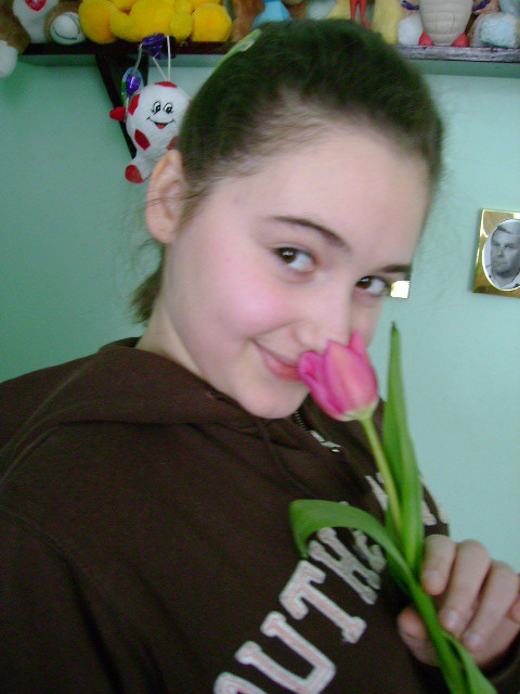 Z tulipankiem ;D