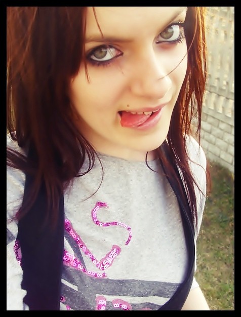 ;P