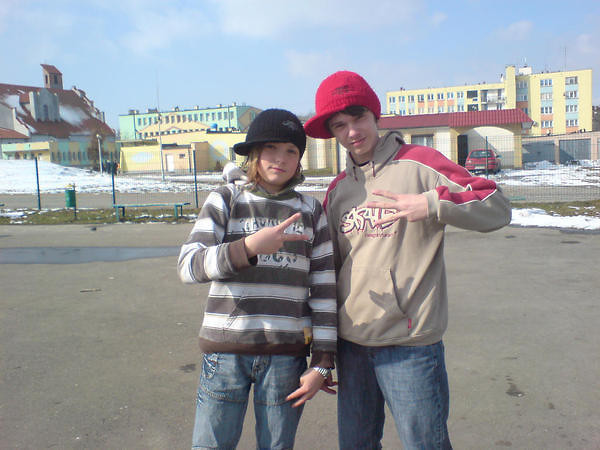z ziomkim na skate xd