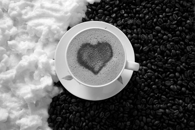 Coffee heart.