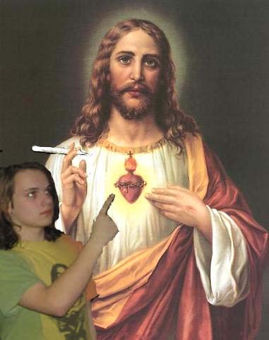jezus z blantem! ale czad!