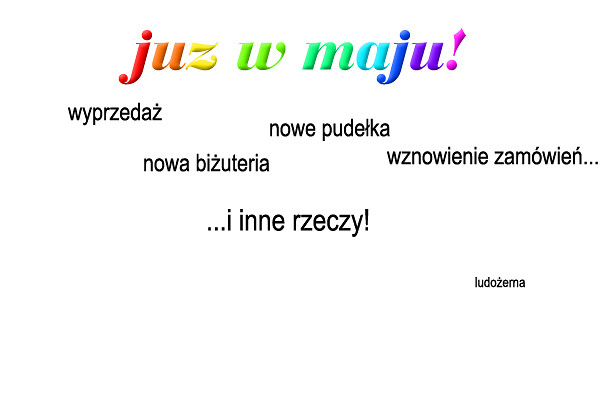 ...w maju!