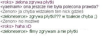 Zgrywanie pytek...
