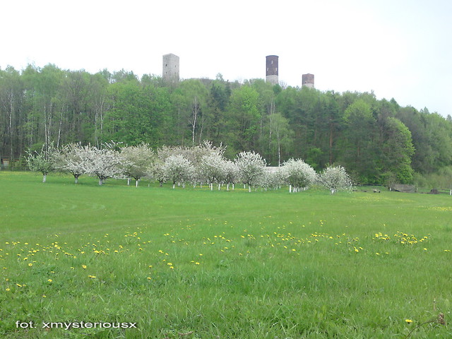 Wiosenny Zamek w  Chcinach