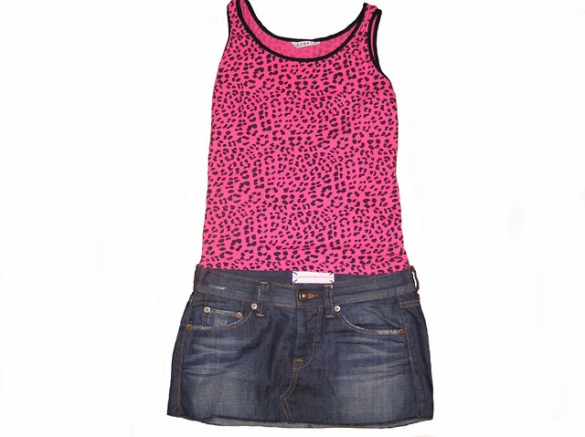 topshop george spdniczka+bluzka