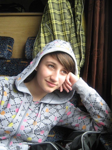 Asia w pocigu ;P