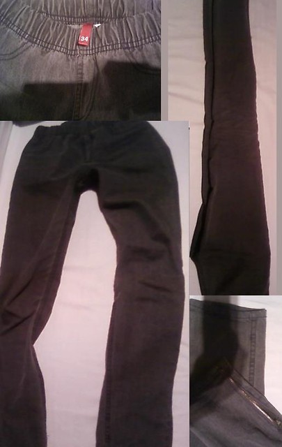 Jeansowe legginsy H&M