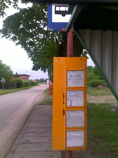 Typowy przystanek MZK GRUDZIDZ