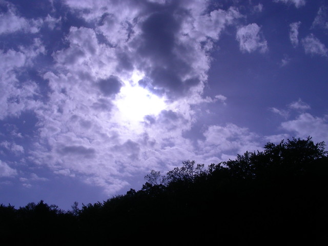 niebo nad morzem