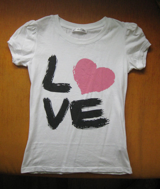 T-shirt LOVE.