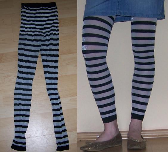 Legginsy w paski