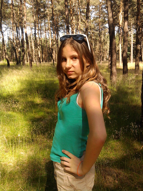 Ja w lesie.